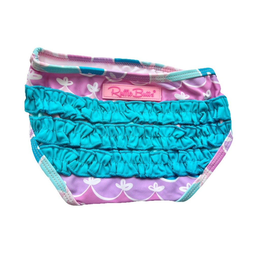 Ruffle Butts Swimwear Bottom 6-12 Months Beach Pool Outdoor Summer Baby Clothing